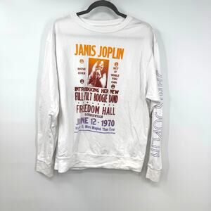 Prince Peter x Janis Joplin Sweatshirt Size L Graphic Retro Made in USA Y2K